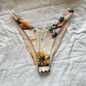 High Cut Cheeky Bikini Bottom